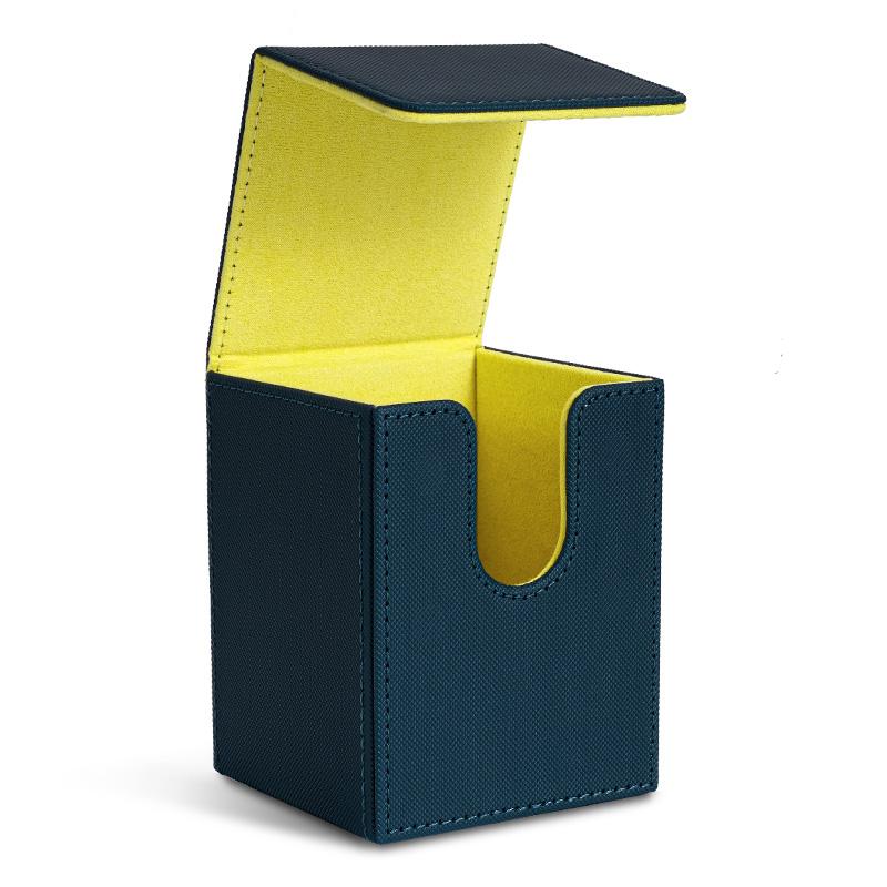 Коробка для колоды карт, Коробка для хранения карт вмещает 100+ карт в одинарных протекторах, Магнитная застежка из ПУ-кожи для карт Magic, карт TCG