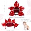 Puppy Cosplay Headband Big Cute Pet Costume, Floral Hat Dog Cat Pet Costume Cosplay Props Gifts, Holiday Decorations Cosplay