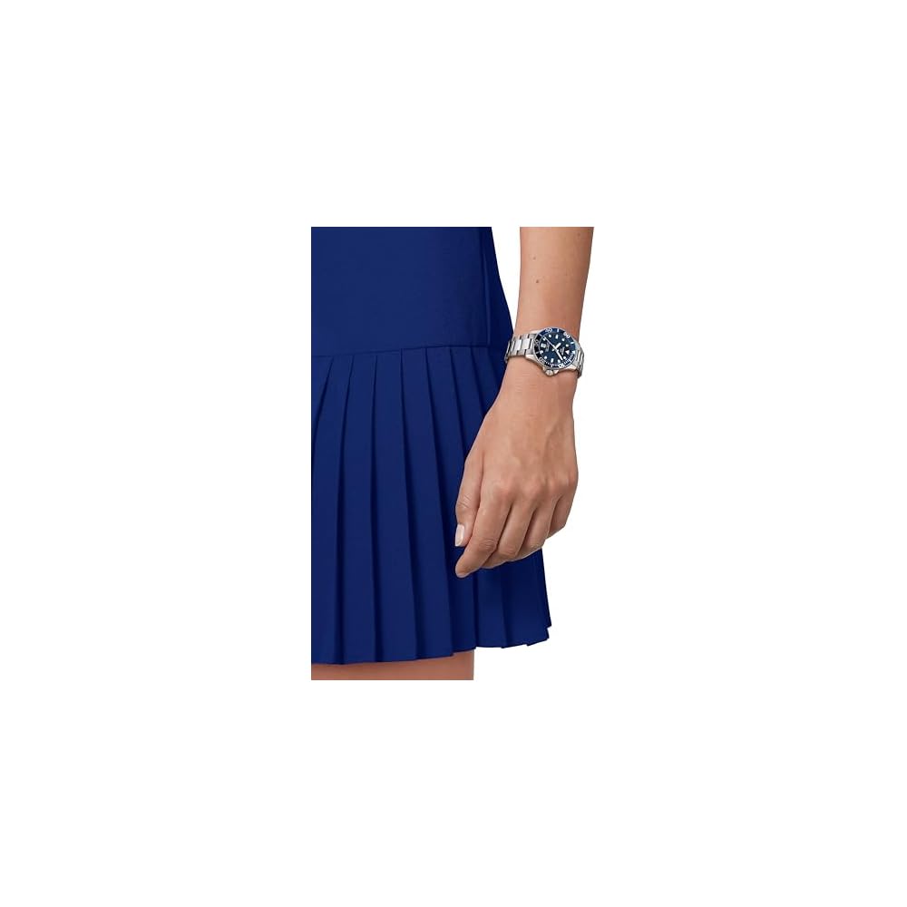 Мужские часы Tissot Sea Star 1000 Синий циферблат Браслет T1202101104100