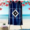 Пляжное полотенце Hamburger Sv Print, Большое Мягкое Быстросохнущее Полотенце для Пляжа Кемпинга Плавания