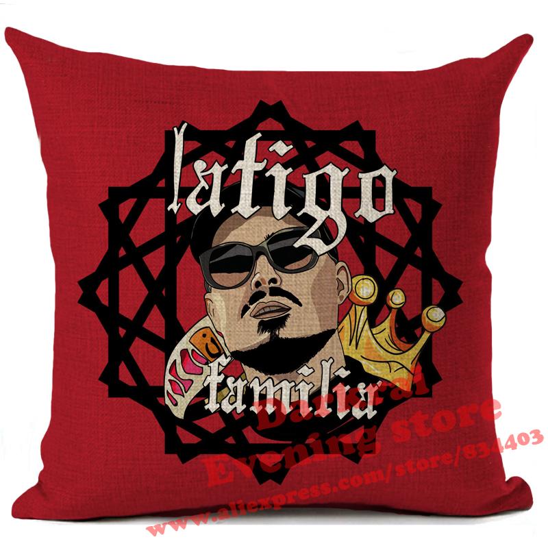 Dellafuente Pillow Case Spain Rapper Dellafuente fc Cushion Cover Decorative Pillows For Sofa Home Decor