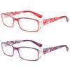 Flowers Vintage Eye Protection Reading Glasses Anti-Blue Light Eyeglasses Ultra Light Frame