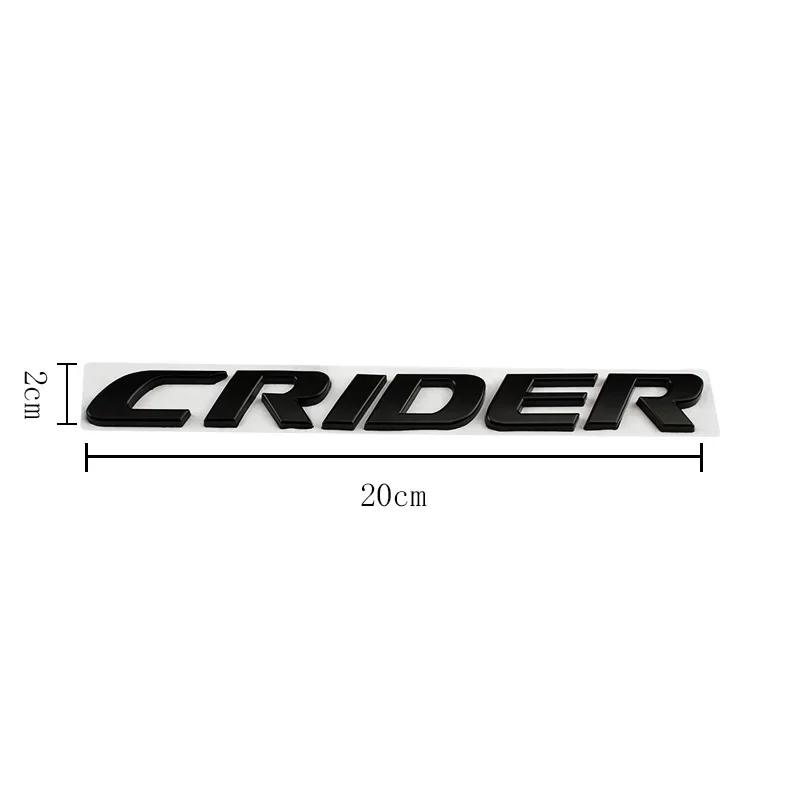 MPC4 Honda CRIDER 3D Металлические Наклейки на Автомобиль 20 см Значок на Боковое Крыло Стайлинг Логотип Эмблема Наклейки Аксессуары для Заднего Багажника для 2011 2023 2025 M