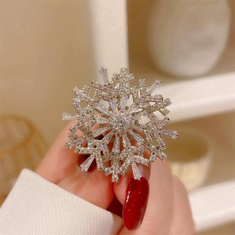 Булавки-подвески, вращающаяся брошь S, брошь-снежинка, булавки