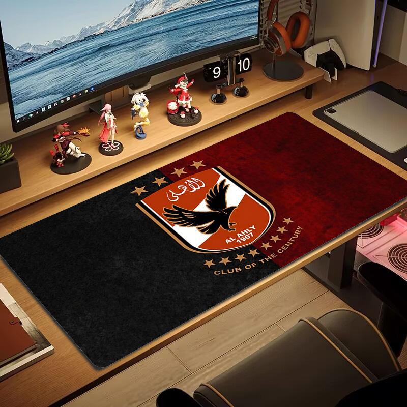 Al Ahly Sporting Club Print Cushion Non-slip Laptop Tablet Big Mousepad XXL Mat Mini PC Playmat With Lock edge