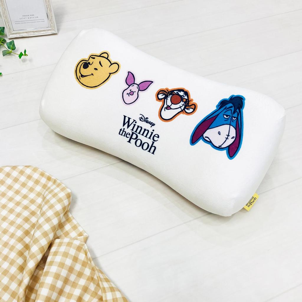 MORIPiLO Memory Foam Lumbar Disney Winnie the Pooh Soft and Soft to the Soft Plush Nap 20x40x8cm Disney Morishita 428272 Pillow, (Relaxing Pillow),
