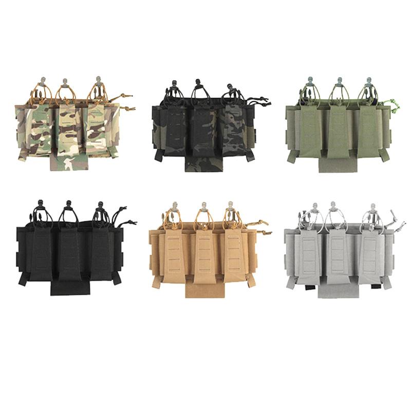 Tactical EPV2 Flexible 556 Tag Rifle Magazine Pouch All-in-One Rear Document Stacker QASM Buckle Clip Tourniquet Holder ARC