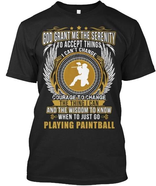 Playing Paintball T shirt Made in the USA Size S to 5XL