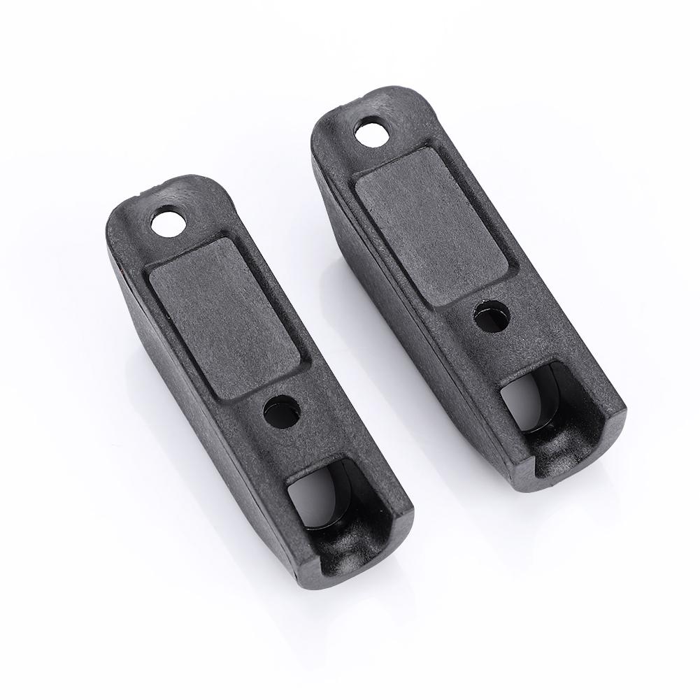 1 пара прочных черных пластиковых пряжек для палубного троса для байдарок, каноэ, гребных лодок