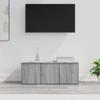 815499 vidaXL TV Cabinet Sonoma Grey 80x34x30 Cm Engineered Wood