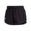 Solid Color Logo Print Drawstring Sports Fitness Shorts Women Shorts Black HT7194