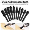 20 шт. Деревообрабатывающая электрическая шлифовальная головка Инструмент для резьбы Роторная рашпильная пилка Зуб волка Стержень