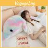 Rainbow Dolphin Plush Toy With Sleep Pillow For Kids Bedtime And Play
