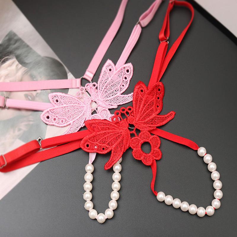 Сексуальные женские стринги с вышивкой и открытой промежностью, трусики с низкой талией и Т-образной спинкой, женское нижнее белье, стринги 63