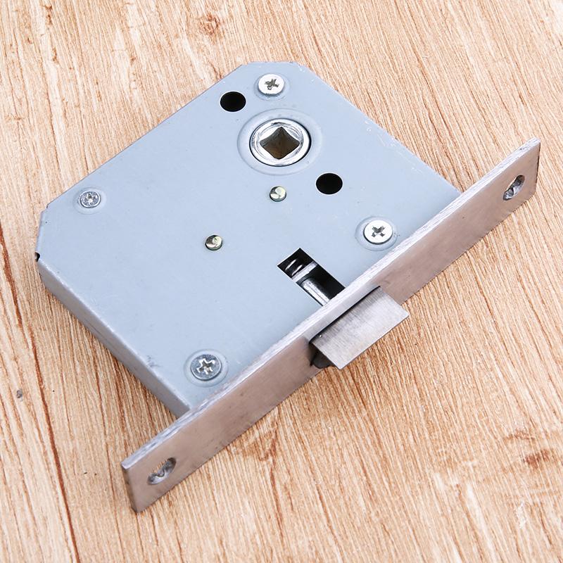 Stainless Steel Round Tube Handle Door Lock Fire Exit Fire Door Lockset Store Entrance Door Lock Home Balcony Door Lock Hardware