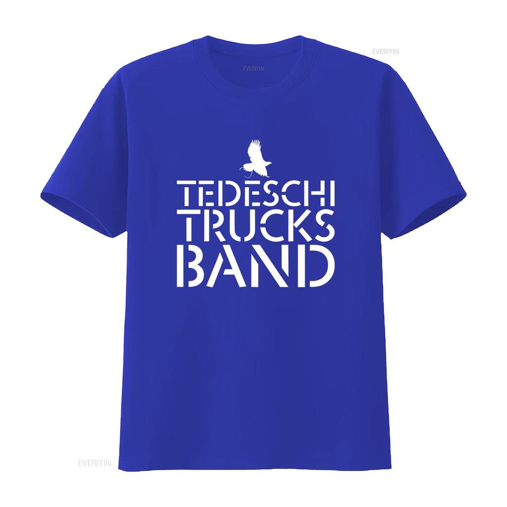 Футболка Tedeschi Trucks Band Все размеры S 5XL Идеальный винтажный стиранный топ для повседневной носки Повседневная мужская дизайнерская одежда
