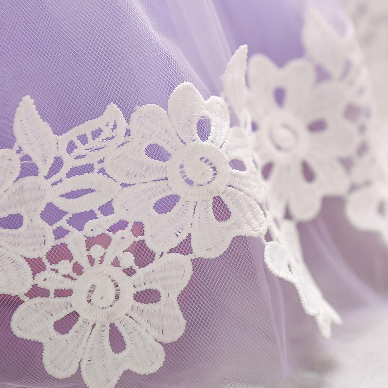 Летнее свадебное платье для девочек 2023: Детское вечернее платье и платье для первого дня рождения малышки, тюль, аппликация, пышная юбка