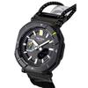 Casio Pro Trek Аналогово-цифровые часы с функцией подключения к смартфону, тканевый ремешок, черный циферблат, солнечная батарея PRJ-B001B-1 100 м Мужские часы