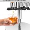 NEW Wall Mounted Cocktail Shaker Stand 4/6 Bottle Liquor Dispenser Wine Beer Alcohol Bar Beverage Dispenser Cocktail Alcohol