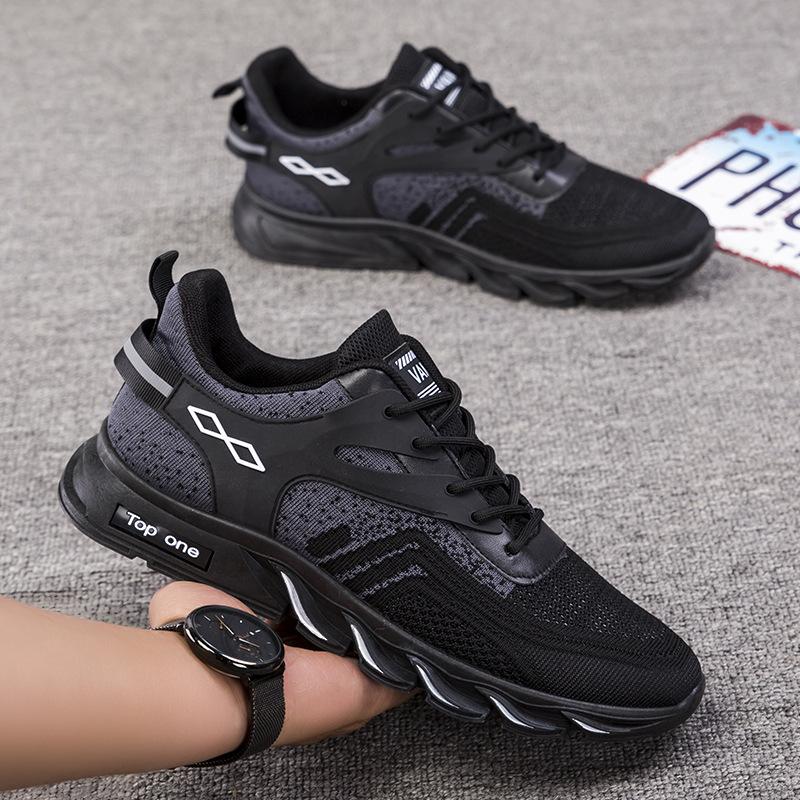2024 Spring and Autumn New Men's Mesh Breathable Running Shoes Fashion Versatile Casual Shoes Youth Campus Casual Shoes Sneakers