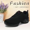 Jazz Shoes Women's Zumba Shoes Jazz Dance Shoes Dance Trainers Modern Mesh Split Sole Lace Up Air Cushion Shoes Sporty Fitness Hiking Shoes Size 34-41
