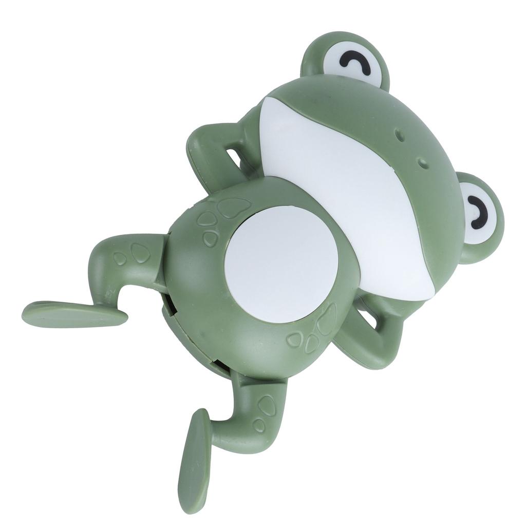 Baby Bath Toys Clockwork Swimming Cute Frogs Floating WindUp Bathtub Toys for Children(Green )