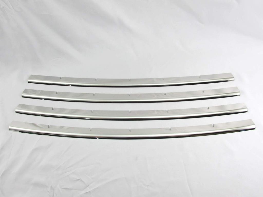 BRIGHTZ Finish Stainless Steel Plated Front Bumper Moulds for the Solio Bandit MA15S Also includes front and lower grille moulds for the MA and 15