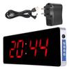 Digital LED Clock Aluminum Alloy Wall Clocks for Office Bedroom (Hour+Minute)