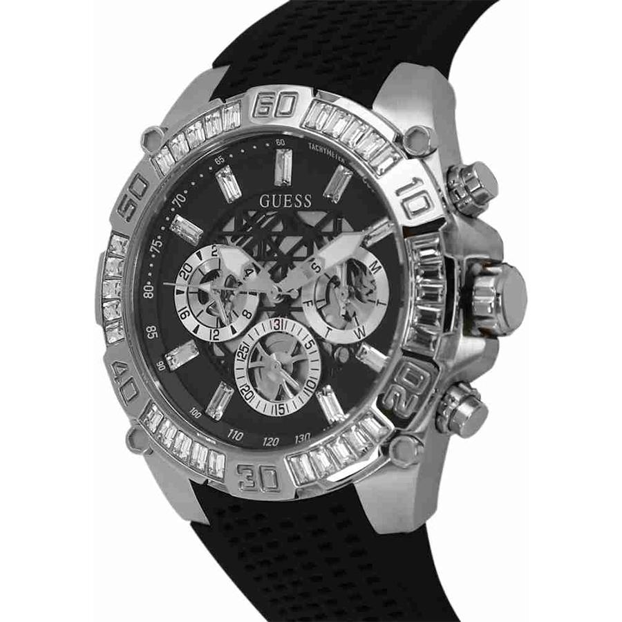 Guess Часы Мужские Guess Многофункциональные Кварцевые Часы - Золотой Браслет из Нержавеющей Стали, Модные Часы для Мужчин Отлично Подходят для Ежедневной Носки и в Подарок