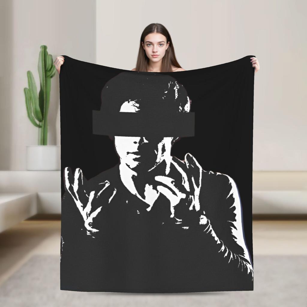 Dexter TV Show Movie Poster  Blanket Flannel Spring Autumn Morgan  Lightweight Thin Throw Blankets for Sofa Car Bedding Throws