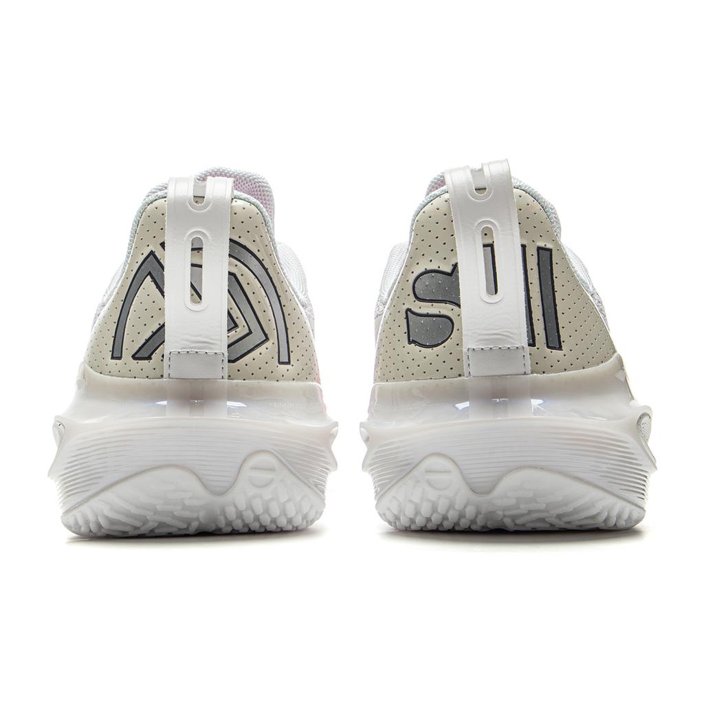 New LiNing Flash Strike 11 Anti Slip Wear Resistant Low Top Basketball Shoes Men's White ABAV031-6