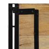 Headboard 100 cm Solid Mango Wood and Iron