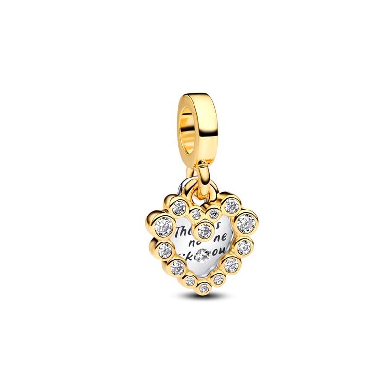 Новинка Подвеска-шарм в виде цветка Подходит для оригинального браслета, браслета-манжеты, ожерелья Для женщин Роскошные DIY украшения Вечеринка Фестиваль Подарок