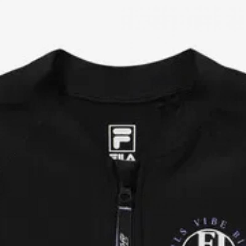 [fila Kids] Aqua Girl Rash Guard cRash Guard Fk2rtg2a01f Blk q0zFk2rtg2a01fBlk