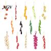 Realistic Fake Vegetables for Farmhouse Display Artificial Hanging String, Simulation Pendants, Kitchen Wall Vegetable Skewers Cafe Decor, Foam Props