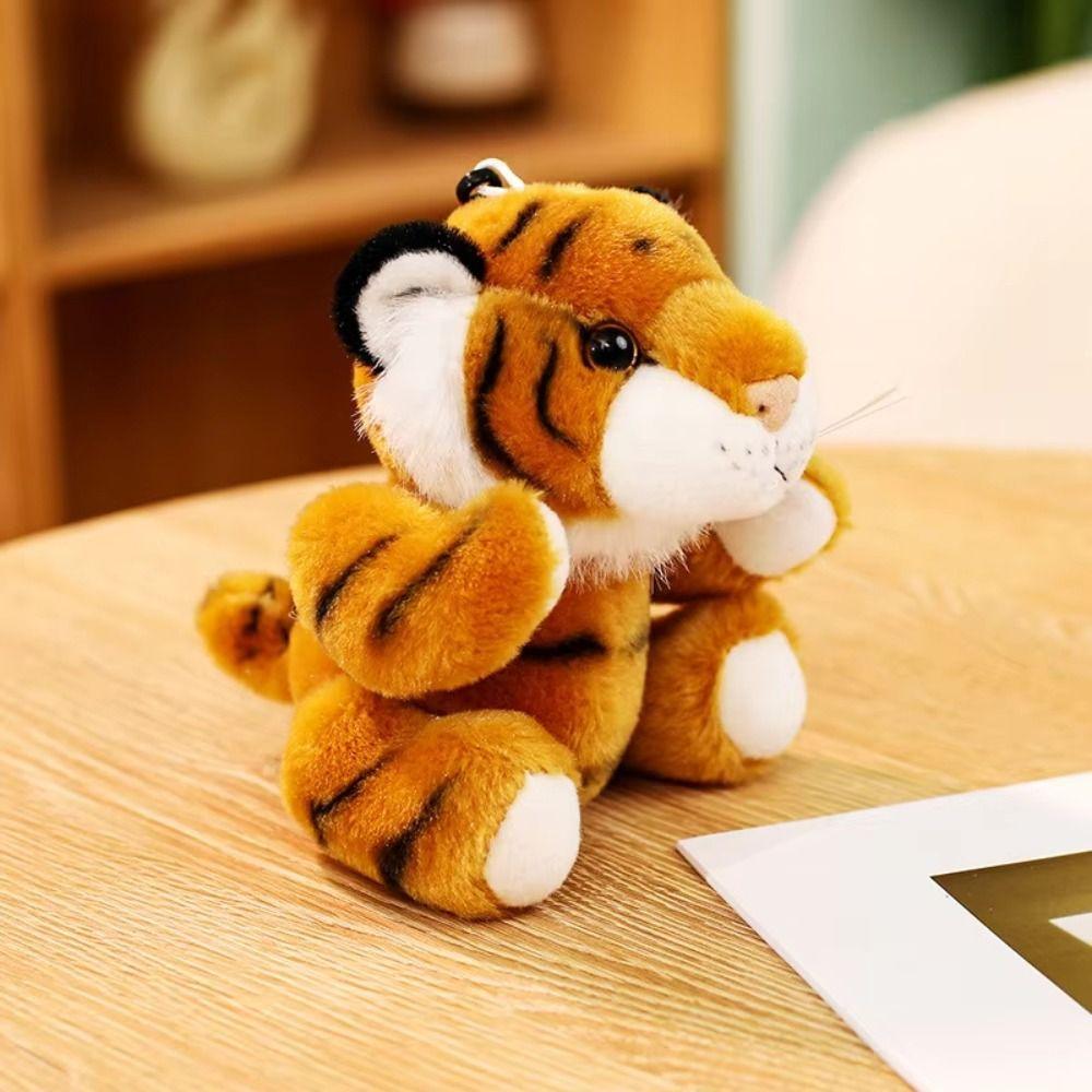 Stuffed Keychain Tiger Plush Keychain Paw Holder Tiger Plush Toy Bag Decoration