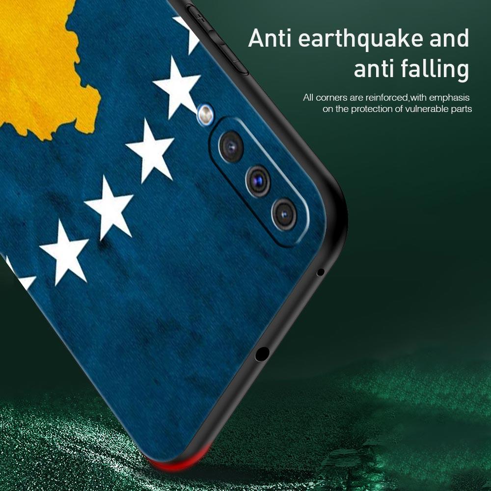 Чехол для телефона с флагом Албании для Samsung A52 A14 A50 A70 A10 A30 A40 A20S A20E A02S A12 A22 A34 A42 A32 5G A54 A04s