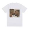 Funny Two Men Kissing Meme T Shirt Men Women Fashion Hip Hop Vintage T-shirt 100% Cotton Casual Loose Short Sleeve T-shirts Tops