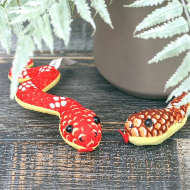 2025 Маскоты Змеи Игрушка Плюшевые Животные Игрушка Магниты на Холодильник Новогодние Плюшевые Фигурки Змей Игрушки Маскоты для Детей