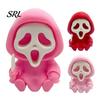 Durable Skull Sculpture for Display Halloween Ghost Statue, Cartoon Skeleton Sculpture, 3D Printed Textures Miniature Gothic Home Decoration