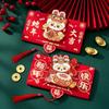 Chinese Style Snake Year Folding Red Envelopes Cartoon Good Luck Red Bags Lucky Money Pocket  Bonus