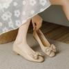 Любовь бантик женские универсальные туфли-лодочки женские летние туфли на плоской подошве с неглубоким вырезом туфли-однопедальки женская обувь универсальная