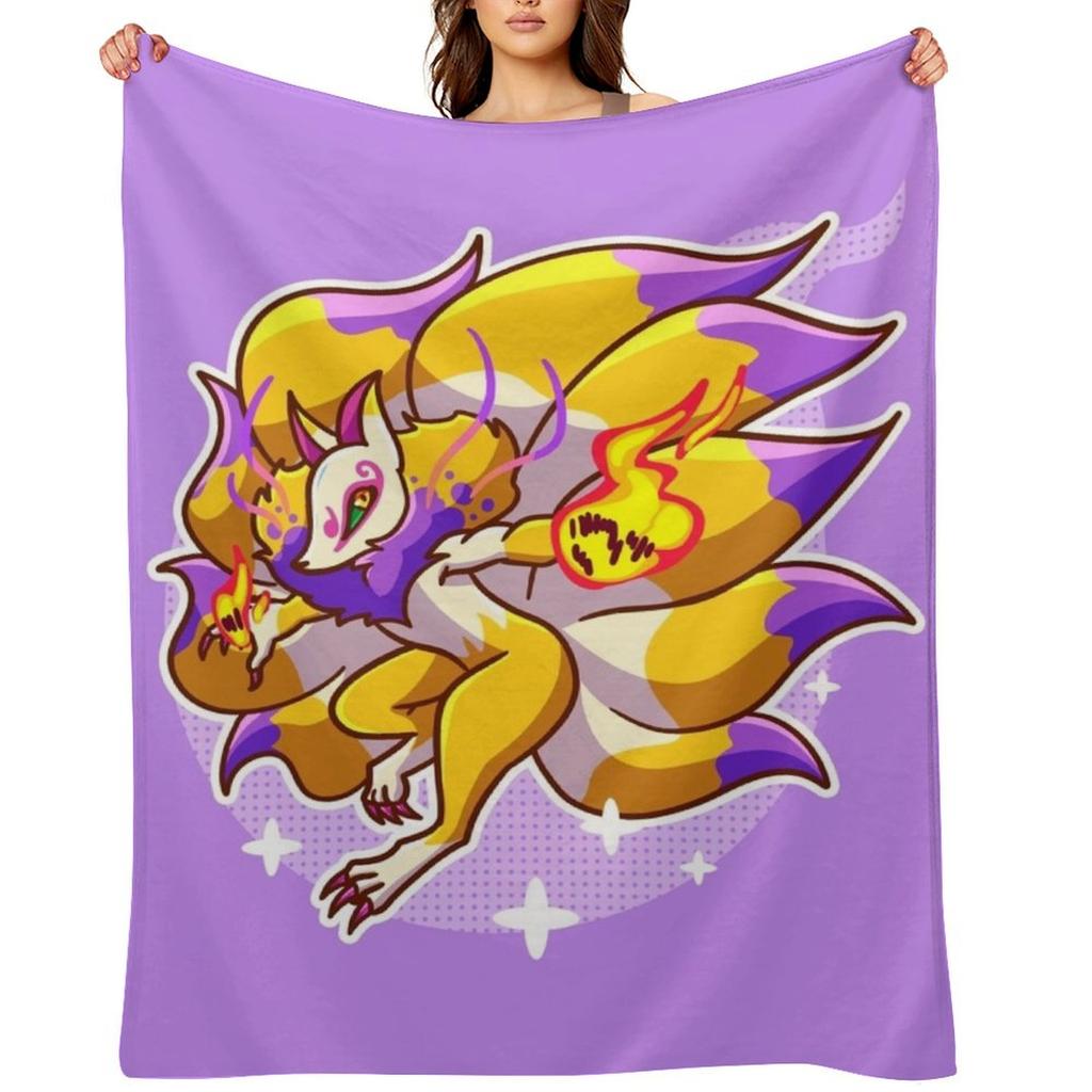 Киюби Плед Покрывала для кровати Персонализированный подарок Декоративные диваны Пушистые пледы