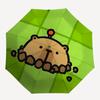 1PC Capybara Folding Umbrella with 8 Frames, Automatic Open, Durable Frame, Quality Craftsmanship yy250912131