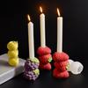High Quality Silicone Mold For Unique Stacked Fruit Candle Holders Perfect For DIY Enthusiasts And Home Decor Lovers