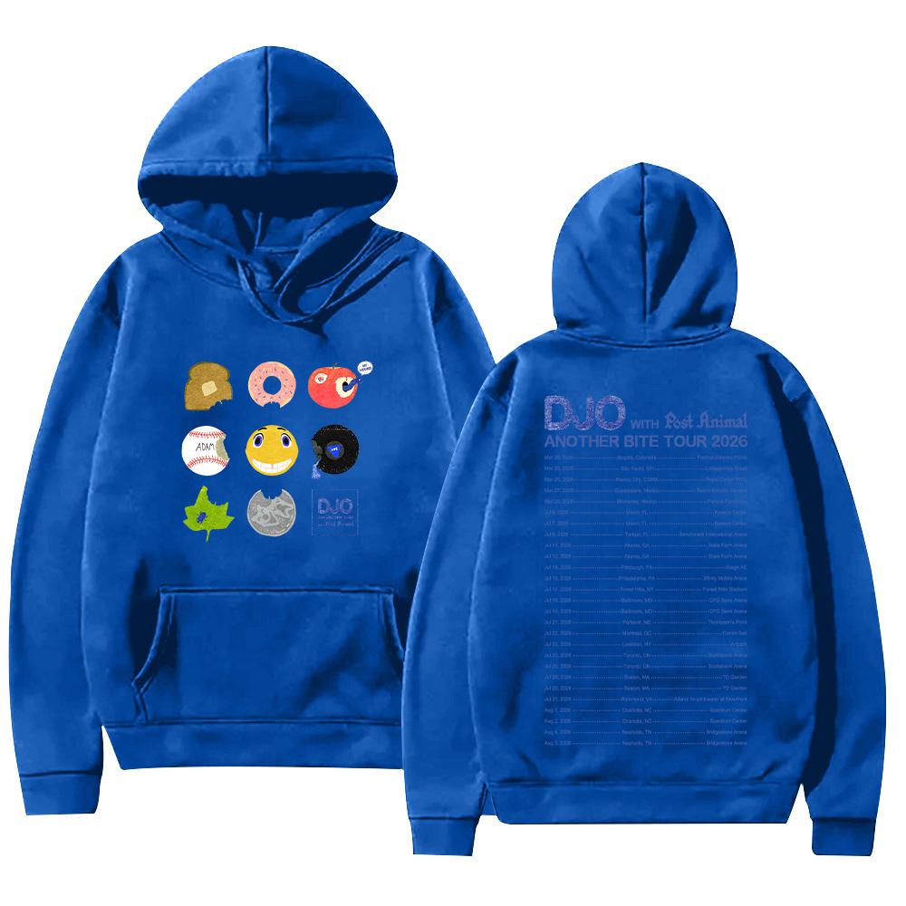 Djo Another Bite Tour 2026 Худи Джо Кирри The Crux Графическая Одежда С Длинным Рукавом С Капюшоном Уличная Толстовка Унисекс Худи