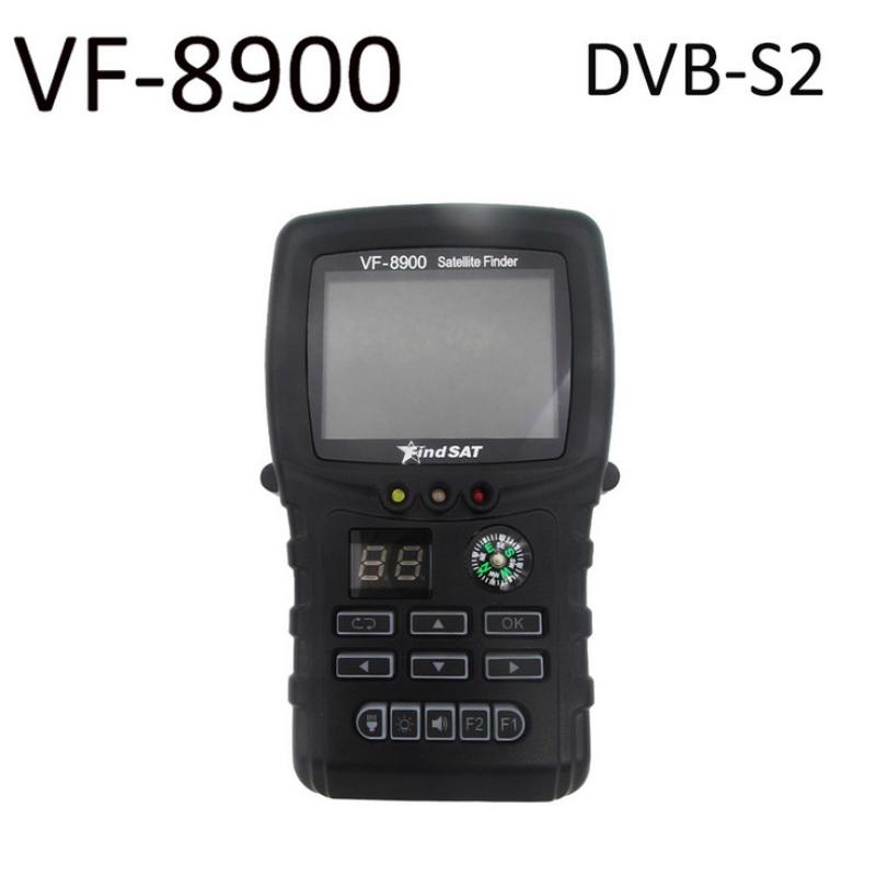 HD Satfinder Star Search VF-8900D DVB-S2 Спутниковый измеритель Спутниковый искатель Встроенный фонарик