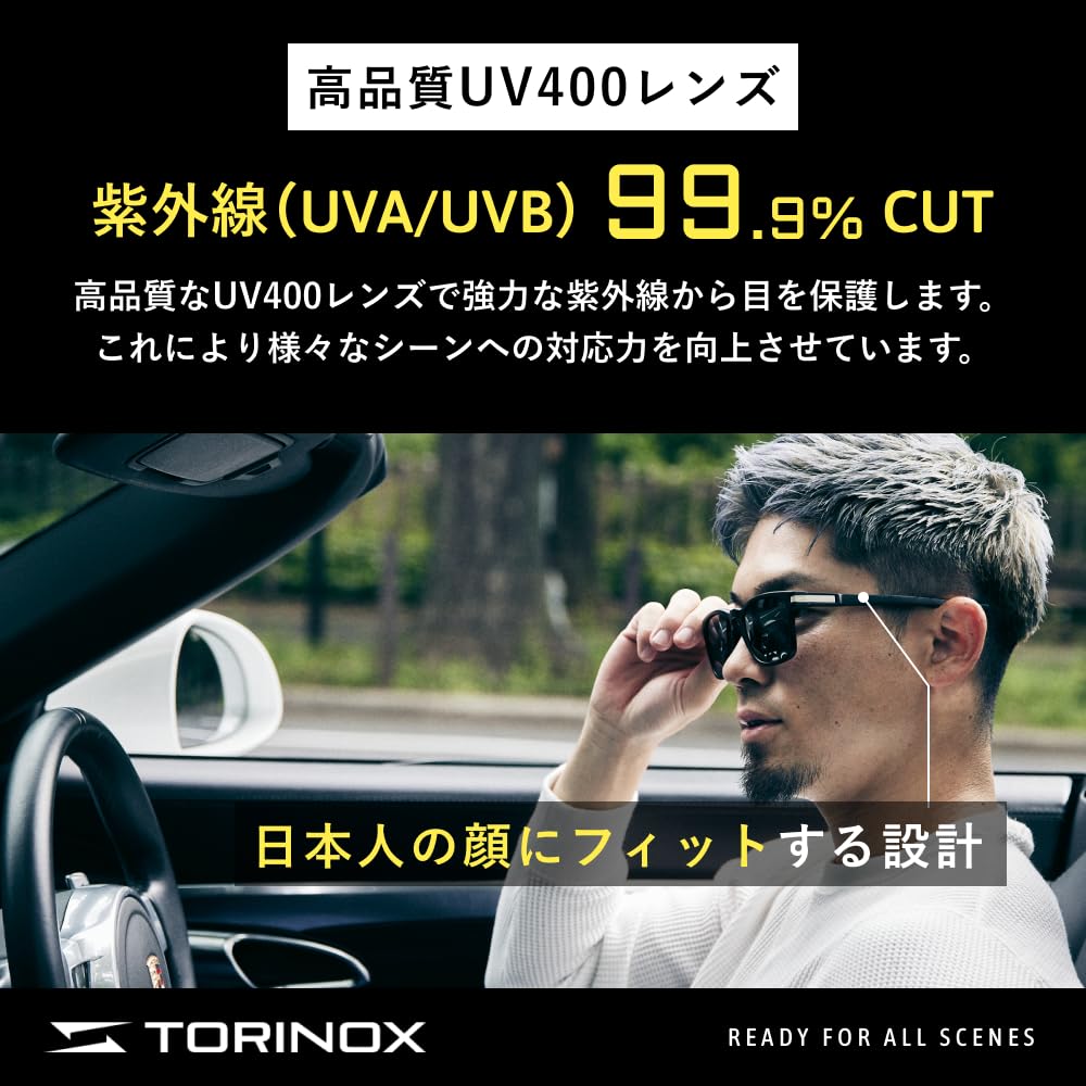 Поляризованные солнцезащитные очки для вождения Ultra Light UV400 Fishing Sports [TORINOX] Мужские