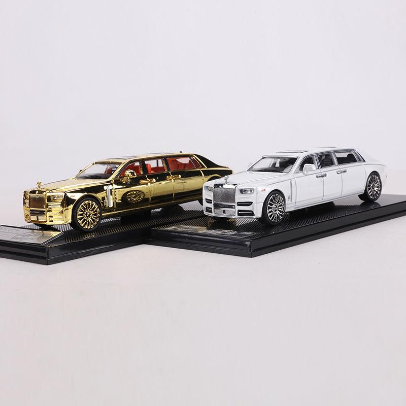 SCA 1/64 Rolls Royce Phantom VIII Металлическая гоночная машина Литьевые модели и игрушечные транспортные средства Модель автомобиля Миниатюрная модель автомобиля Для детей