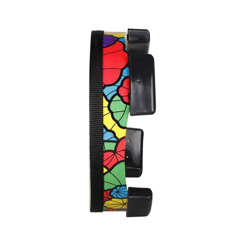 Ground Drum Sheepskin Applique Tambourine Kids Hand Drum Musical Sound Tool Percussion Instrument for School Bands